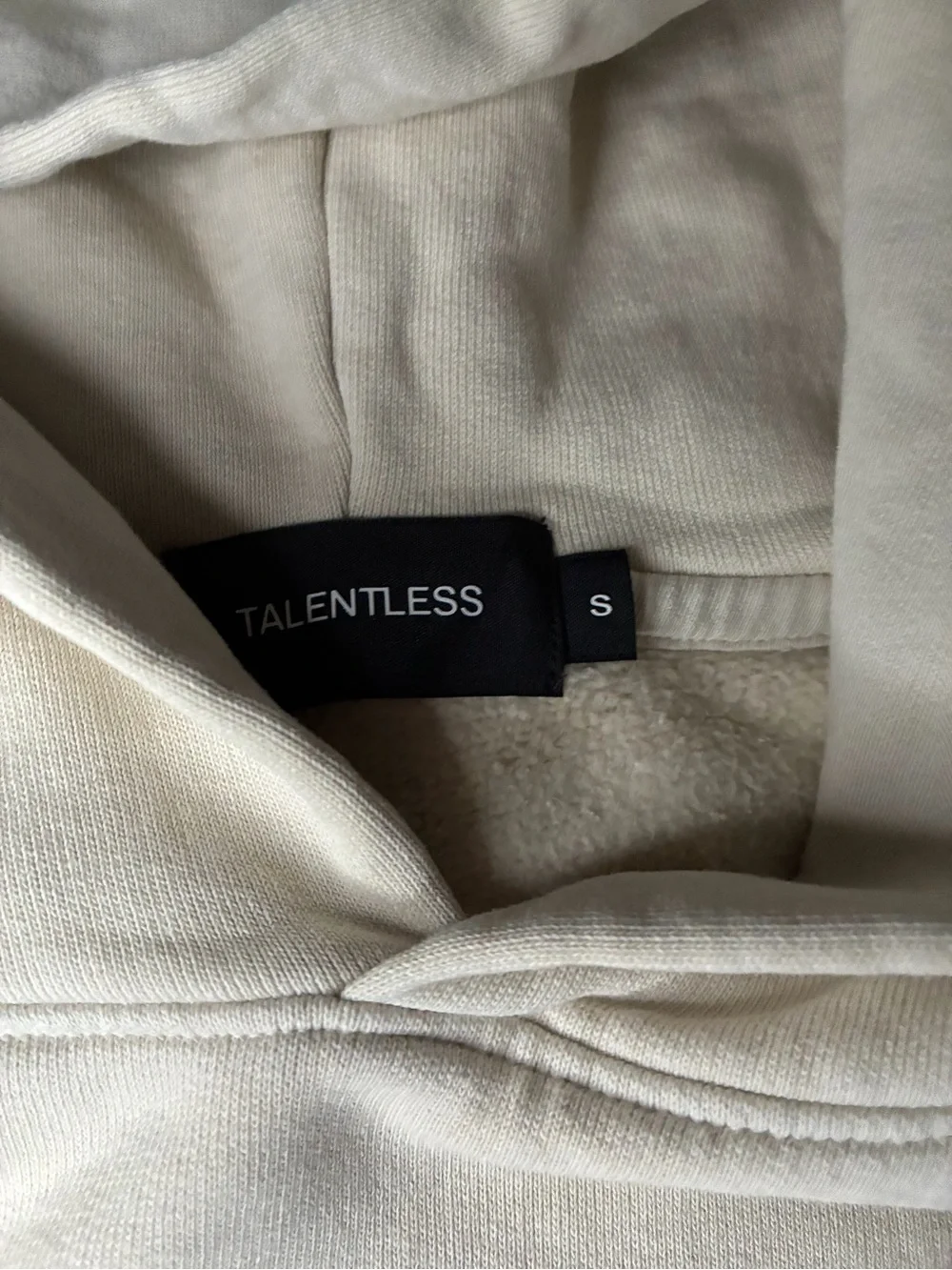 🆕 NWOT TALENTLESS Circle Logo Embroidered Hoodie Black Size Small_10